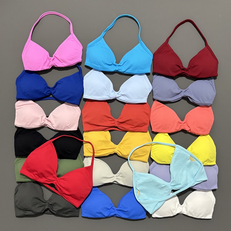 Aquatic Sports Bra - Sports Strappy Bra Yoga Underwear Women