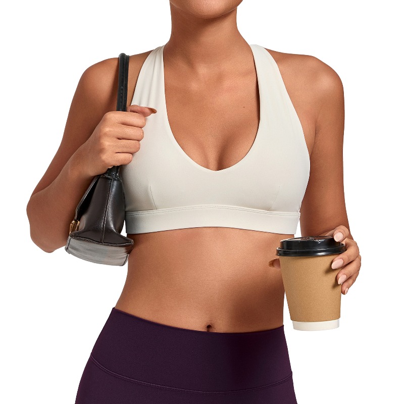Aquatic Sports Bra - samless women's gym workout sports bras