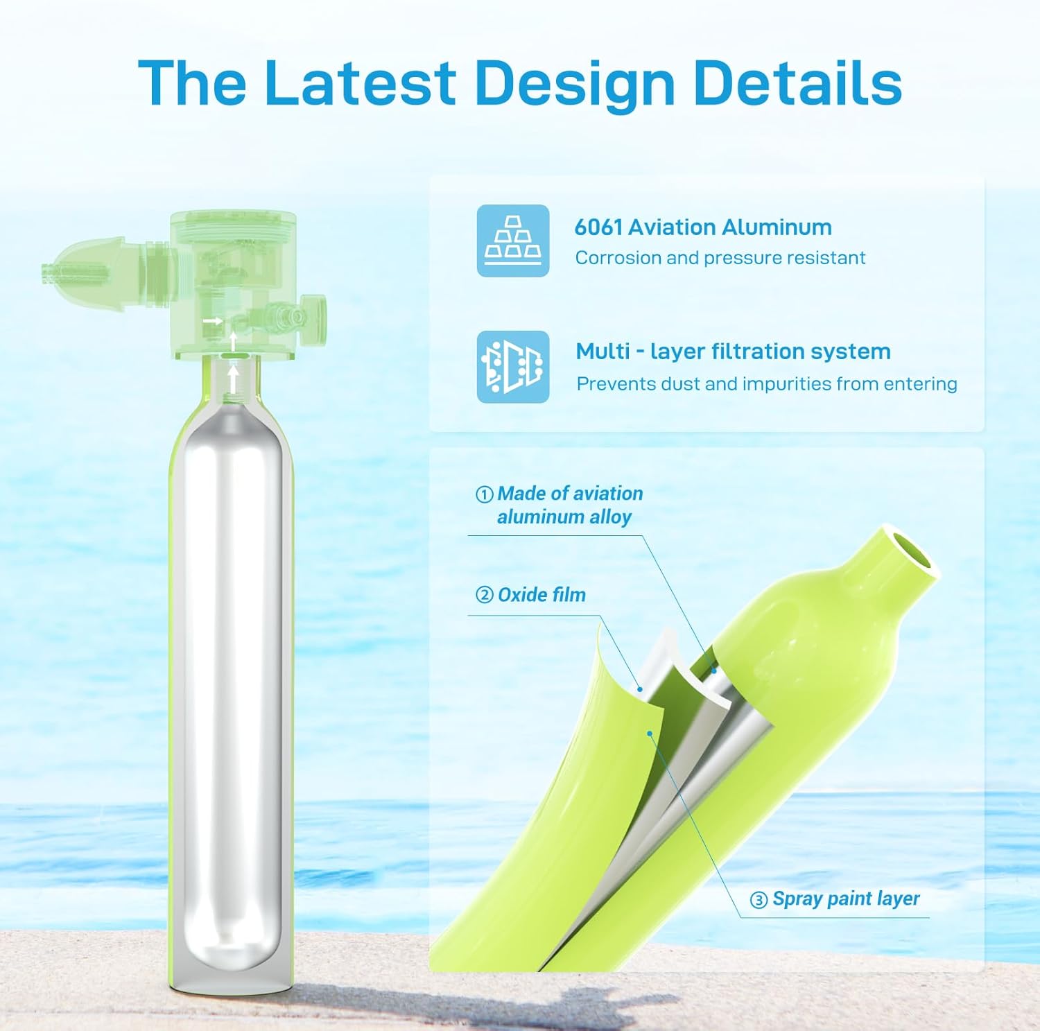 HOUVAN 0.5L Mini Diving Tank w - Aquatic Diving review and price