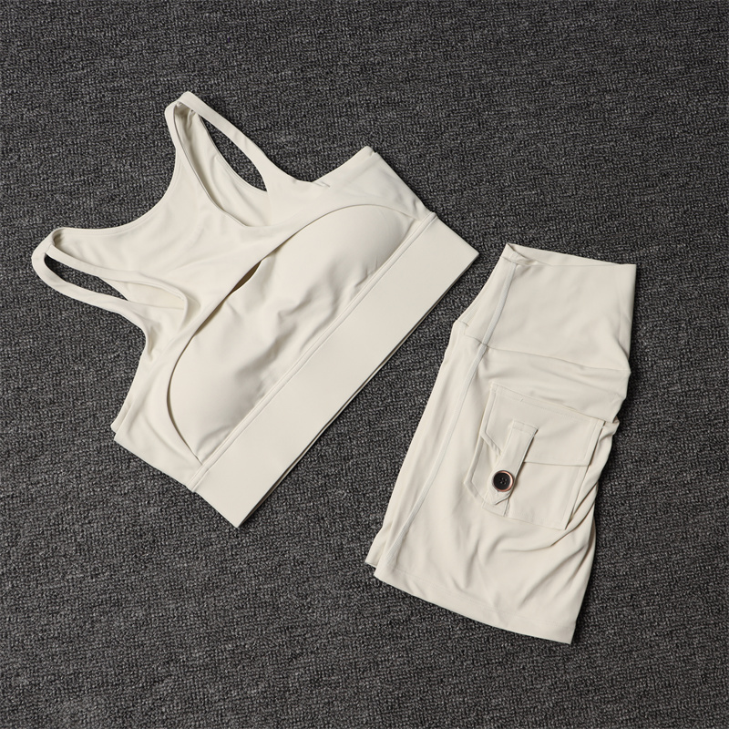Fitness Shorts Yoga Sets Women - Aquatic Sports Bra review and price