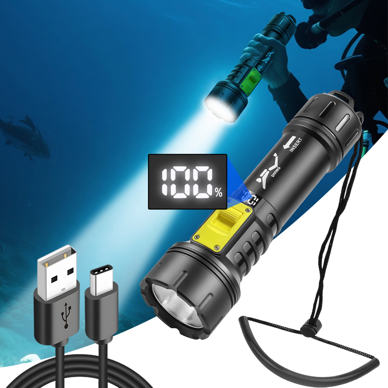 New XHP70 Diving Flashlight IP - Aquatic Diving review and price