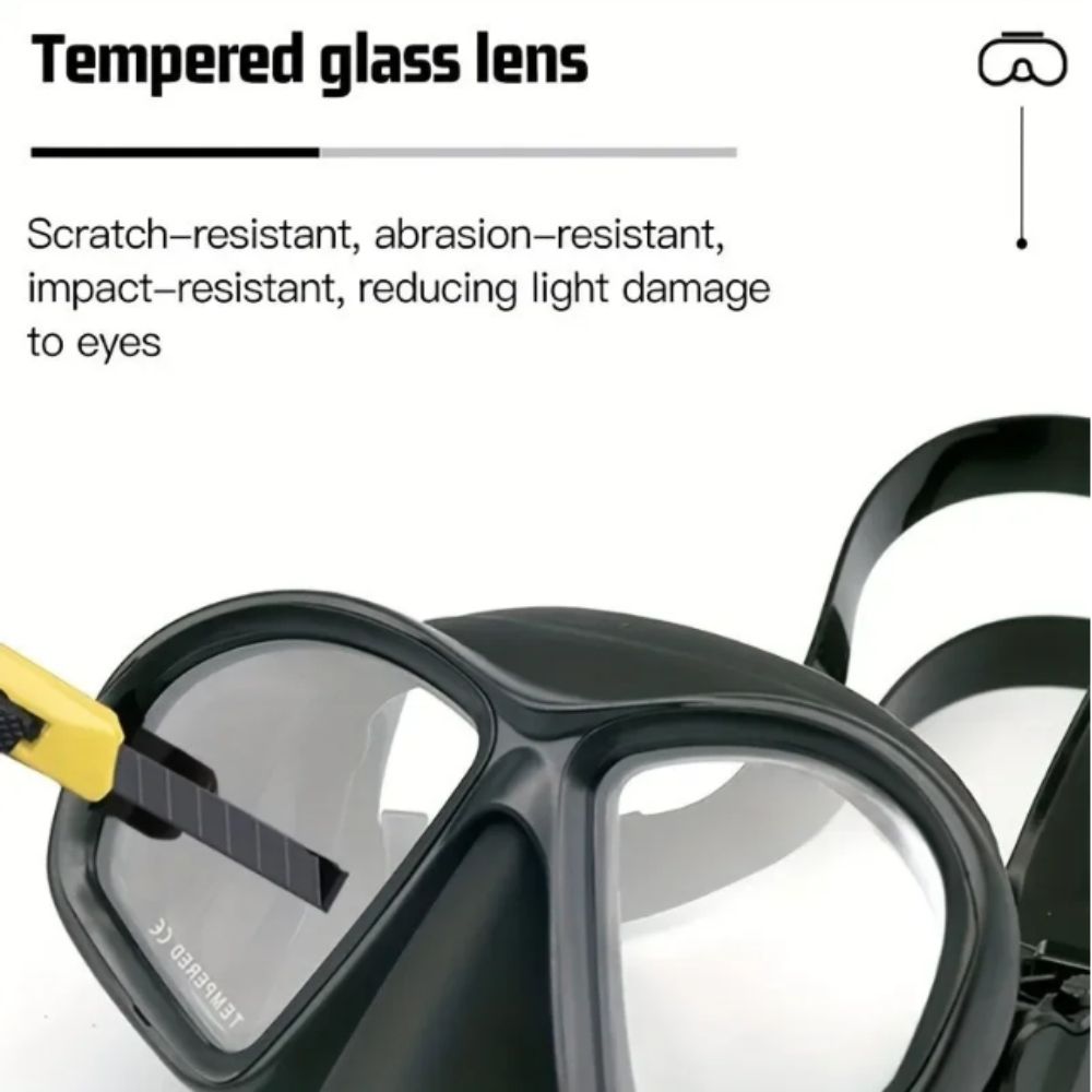Tempered Glass Freediving Mask - Freediving Mask Set review and price