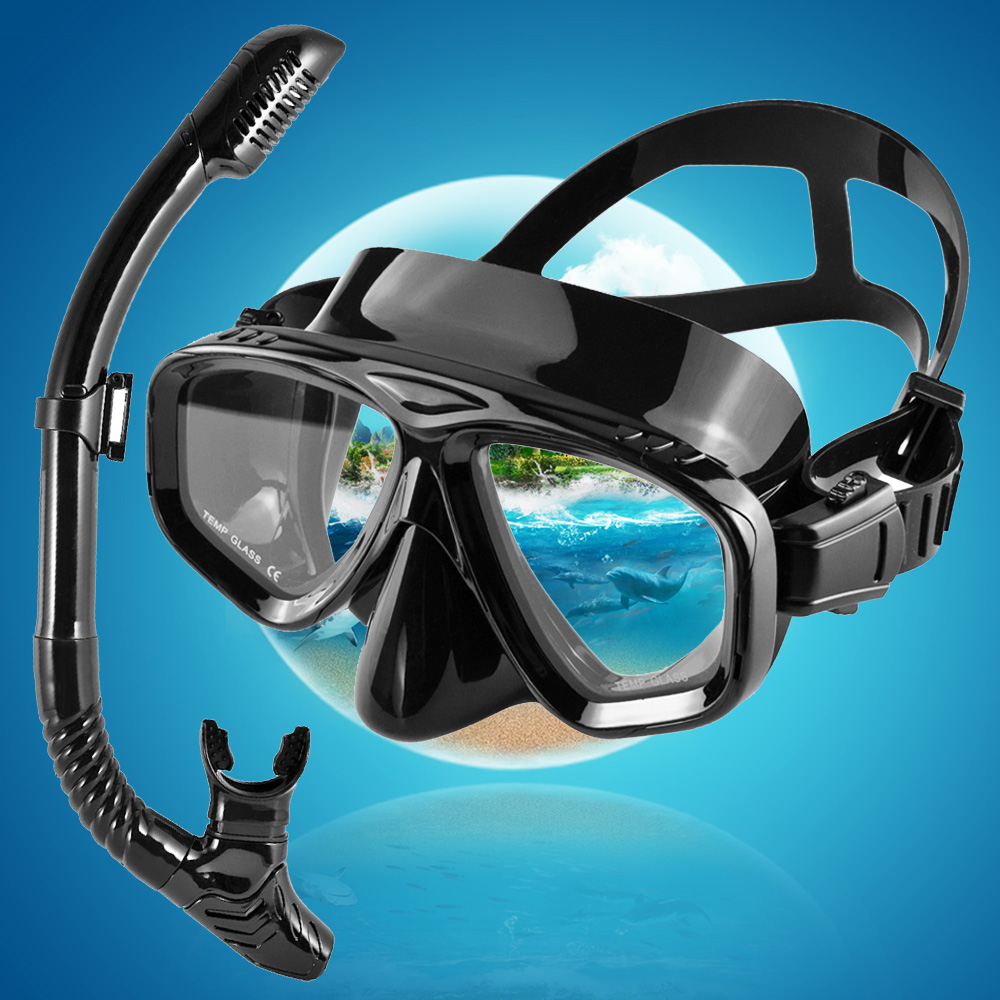 Dry Snorkel Set Diving Mask Pr - Freediving Mask Set review and price